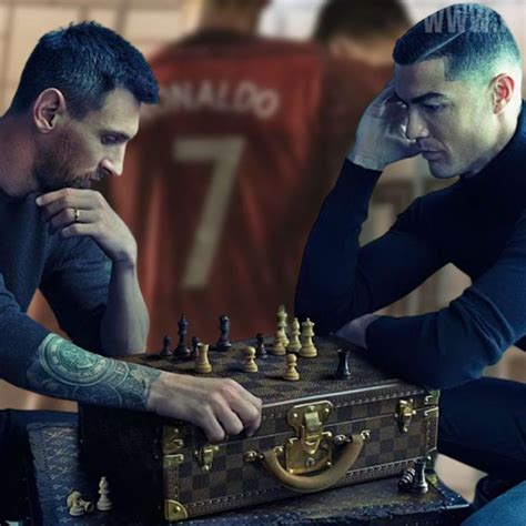 ronaldo messi photo louis vuitton|Ronaldo Messi chess picture.